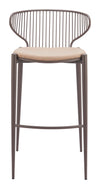 Silues Barstool Taupe & Brown — Set of 2