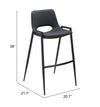 Desi Barstool Black — Set of 2