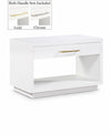 Avery 32 inch Solid Wood And Ash Veneer Nightstand — White