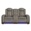 Lantana - Power Motion Loveseat With Power Headrest, LED, And Console