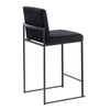 Fuji - High Back Counter Stool - Black Legs