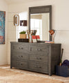 Bunkhouse Vertical Mirror — Aged Barnwood
