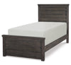 Bunkhouse Louvered Panel Bed — Twin / Aged Barnwood