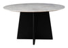 Strela - Dining Table - White & Black