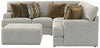 Tori - Sectional With Comfort Coil Seating, Cocktail Ottoman And Accent Pillows Included