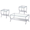 Saide - Glass Top Coffee And End Table Set