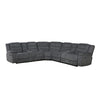 Redondo - Power 3 Piece Ssectional (2 Loveseats & Wedge) - Dark Gray