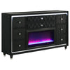 Lorient - 8-Drawer LED Bedroom Flame Box Dresser