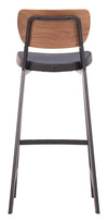 Ardenne Barstool Black & Brown — Set of 2