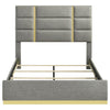 Ines - Fabric Upholstered Panel Bed