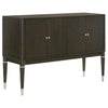 Reseda - 4-Door Dining Sideboard Server With Shelves - Ash Brown