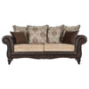 Elmbrook - Upholstered Rolled Arm Sofa - Brown