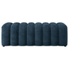 Summer Upholstered Channel Accent Bench Navy — product view 2
