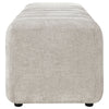 Summer Upholstered Channel Accent Bench Greige — product view 5