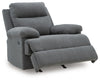 Side-Swipe Recliner - Charcoal