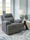 Side-Swipe Recliner - Charcoal