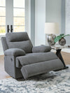 Side-Swipe Recliner - Charcoal