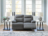 Side-Swipe Reclining Loveseat - Charcoal
