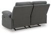 Side-Swipe Reclining Loveseat - Charcoal