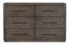 Horizons - 6 Drawers Dresser - Deep Sable