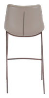 Magnus Barstool (Set of 2) Brown & Walnut — Set of 2