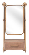 Peralta - Mirror Shelf - Gold