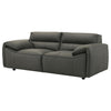 Buxton - Top Grain Leather Upholstered Loveseat