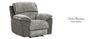 Power Sofa Paris Brown Charcoal