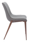 Magnus - Dining Chair (Set of 2) - Slate Gray / Walnut