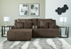 Top Tier 3-Piece Reclining Sectional Sofa with Chaise - Chocolate
