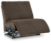 Top Tier 3-Piece Reclining Sofa Chaise Sectional - Chocolate (92705S11)