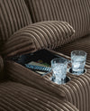 Top Tier 6-Piece Reclining Sectional with Chaise - Chocolate (92705S2)