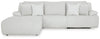 Top Tier 3-Piece Reclining Sectional Sofa Chaise - Alloy (92706S7)