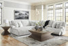 Top Tier 6-Piece Reclining Sectional with Chaise - Alloy