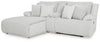 Top Tier 3-Piece Reclining Sectional Sofa with Chaise - Alloy (92706S5)