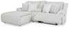 Top Tier 3-Piece Reclining Sectional Sofa with Chaise - Alloy (92706S5)
