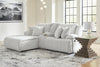 Top Tier 3-Piece Reclining Sectional Sofa with Chaise - Alloy (92706S5)
