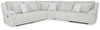 Top Tier 5-Piece Reclining Sectional - Alloy
