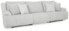 Top Tier 3-Piece Reclining Sectional Sofa - Alloy