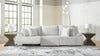 Top Tier 3-Piece Reclining Sectional Sofa - Alloy