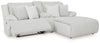 Top Tier 3-Piece Reclining Sectional Sofa with Chaise - Alloy