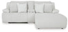 Top Tier 3-Piece Reclining Sectional Sofa with Chaise - Alloy