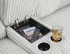 Top Tier 3-Piece Reclining Sectional Sofa with Chaise - Alloy (92706S5)