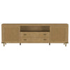 Arini - Rattan Cane 2-Door TV Stand Media Console