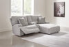 Acklen Place 3-Piece Power Reclining Sectional Sofa with Chaise - Pewter (93605S4)