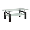 Dyer - 1-Shelf Rectangular Glass Top Table