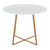 Cosmo - Dining Table - Natural Wood Metal Base