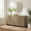 Amery 3-drawer Accent Storage Cabinet Console Latte — product view 2