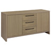 Amery 3-drawer Accent Storage Cabinet Console Latte — product view 1