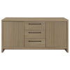 Amery 3-drawer Accent Storage Cabinet Console Latte — product view 4